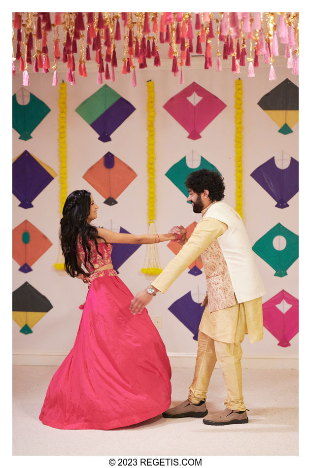 A Tale of Two Celebrations Rishi and Anusha's Intimate Sangeet and Grand Reception