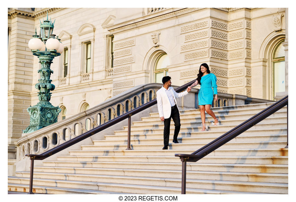 Darsheeka and Kunj’s Engagement Session in Washington DC