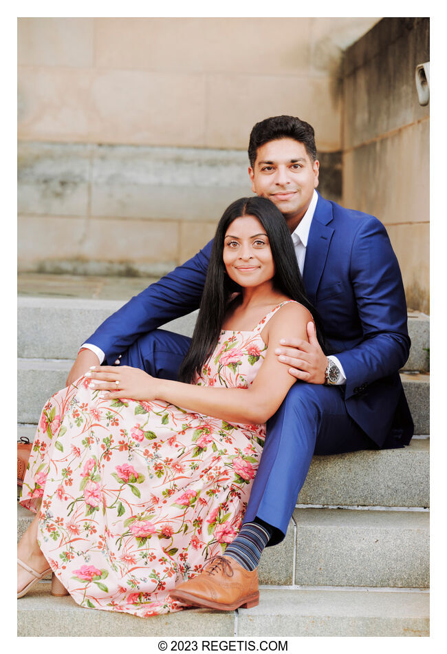 Deepa and Vikrum Engagement Session in Washington DC