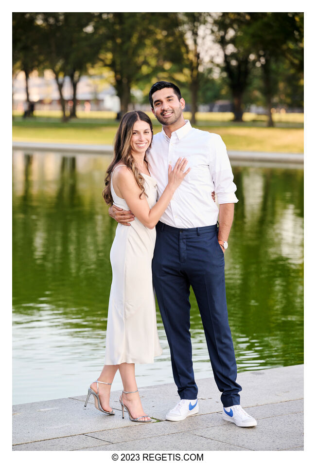 Lauren and Manoj Engagement Session in Washington DC