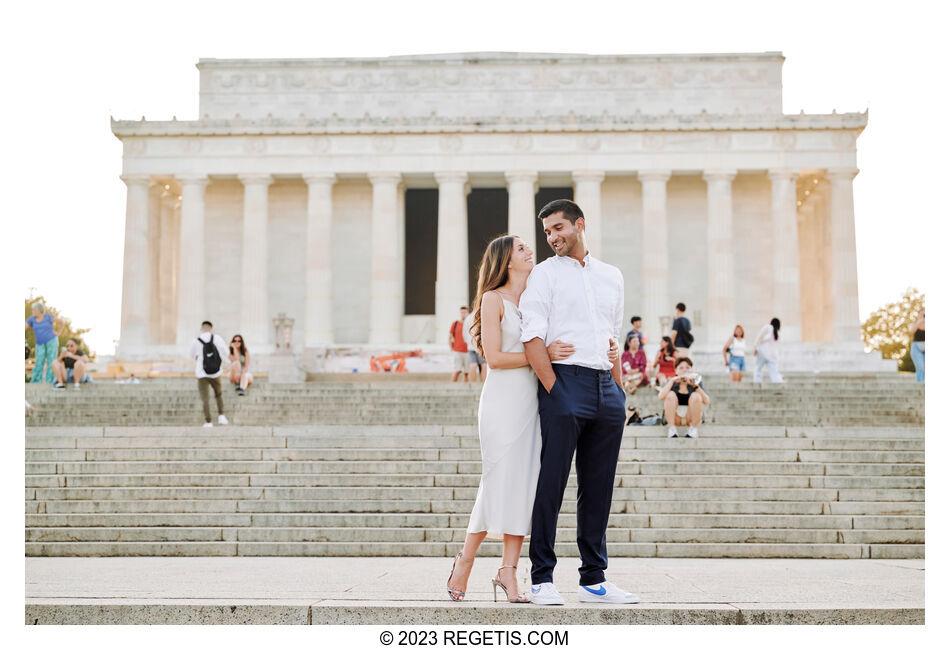 Lauren and Manoj Engagement Session in Washington DC