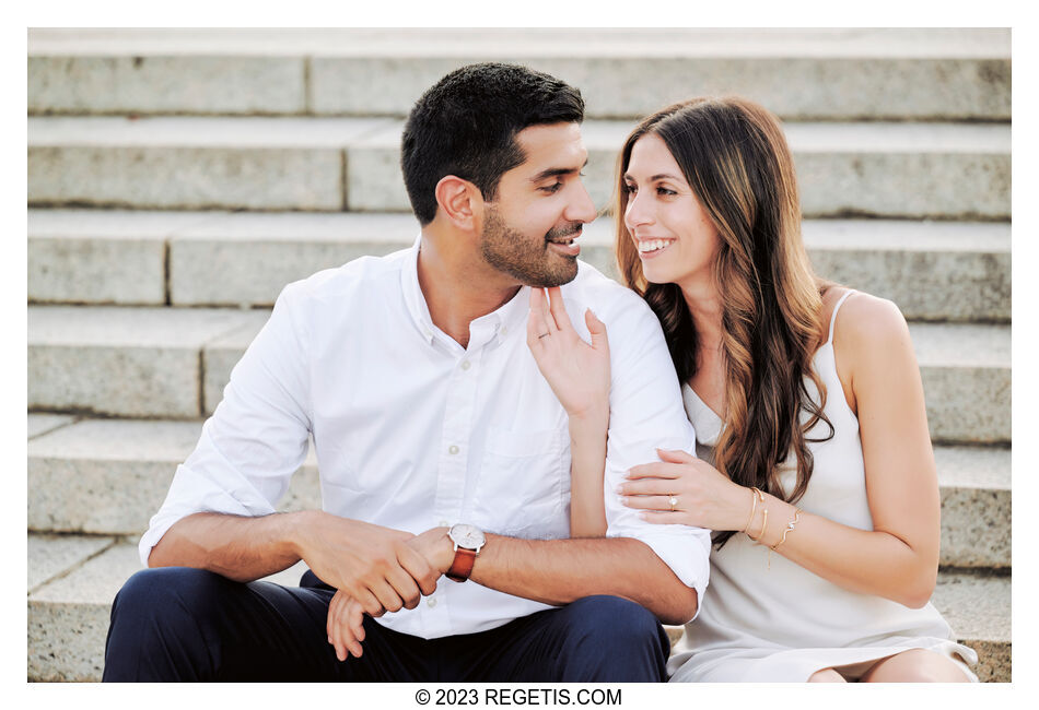 Lauren and Manoj Engagement Session in Washington DC