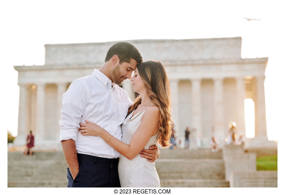 Lauren and Manoj Engagement Session in Washington DC