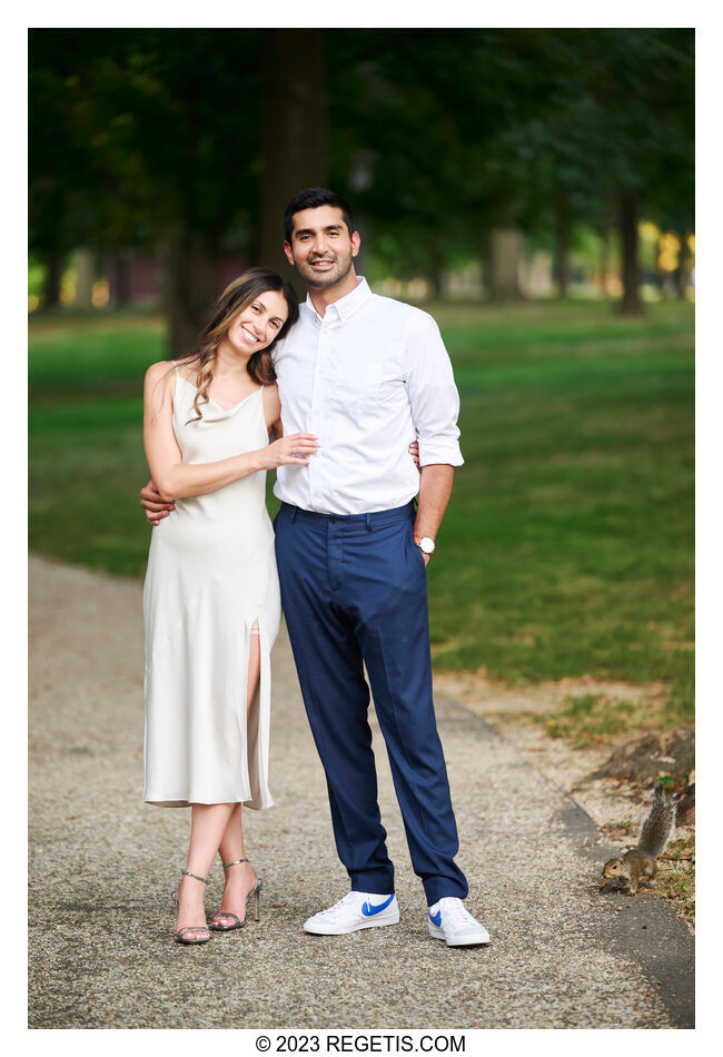 Lauren and Manoj Engagement Session in Washington DC