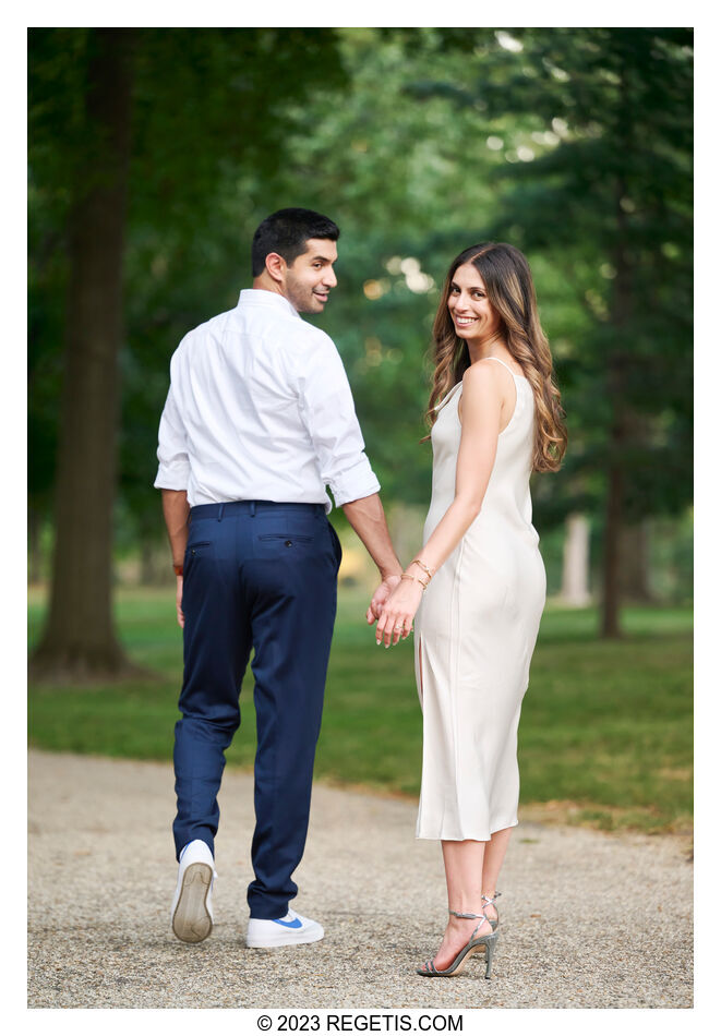 Lauren and Manoj Engagement Session in Washington DC