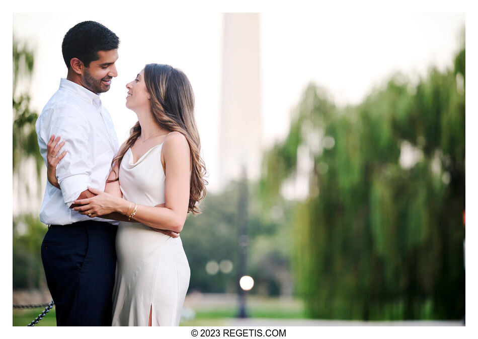 Lauren and Manoj Engagement Session in Washington DC