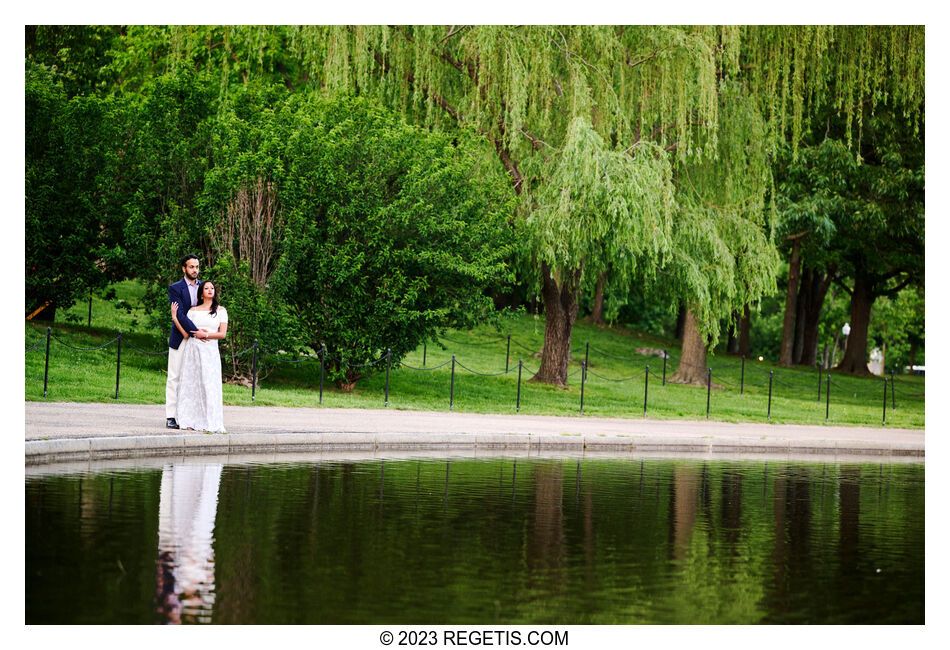 Payal and Sunny Engagement Session at the National Mall in Washington DC