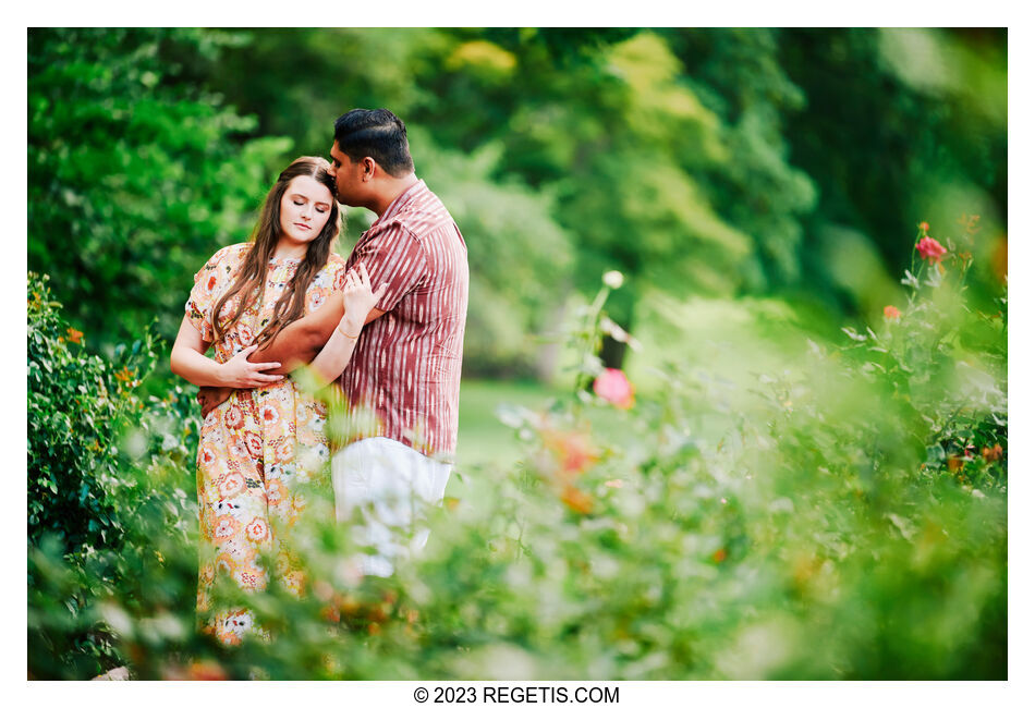 Payton and Sanket: A Blossoming Love at Bon Air Rose Garden, Arlington, VA