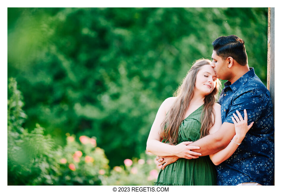 Payton and Sanket: A Blossoming Love at Bon Air Rose Garden, Arlington, VA