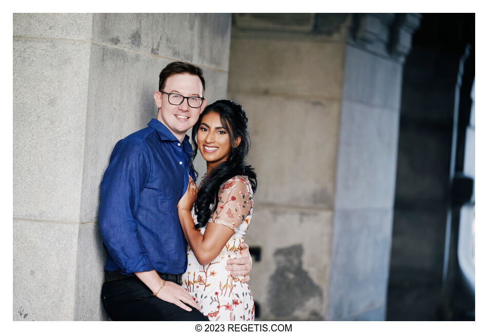 Plamen and Stephanie Engagement Session at the Library of Congress in Washington DC