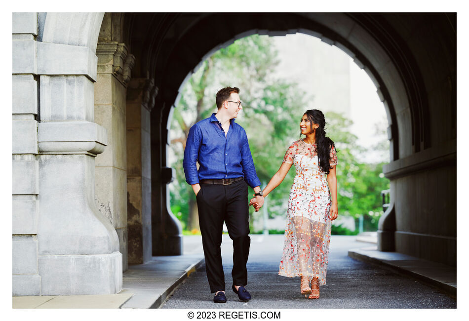 Plamen and Stephanie Engagement Session at the Library of Congress in Washington DC