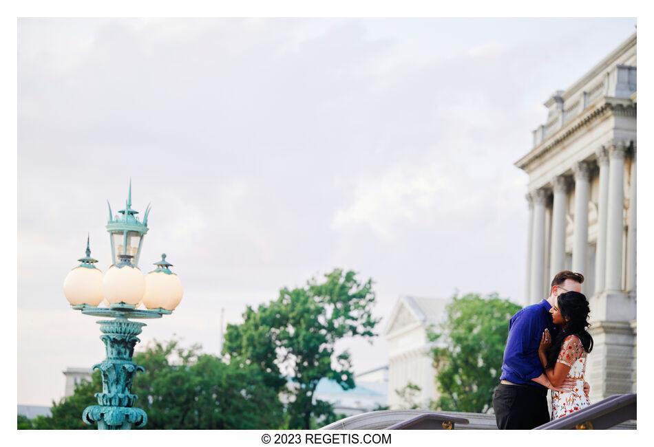 Plamen and Stephanie Engagement Session at the Library of Congress in Washington DC