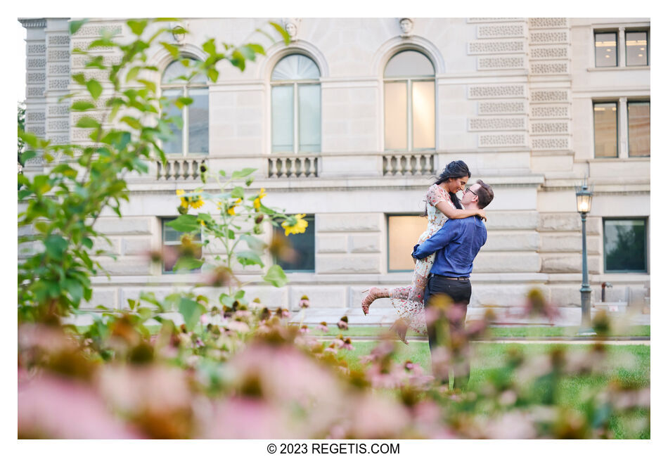 Plamen and Stephanie Engagement Session at the Library of Congress in Washington DC