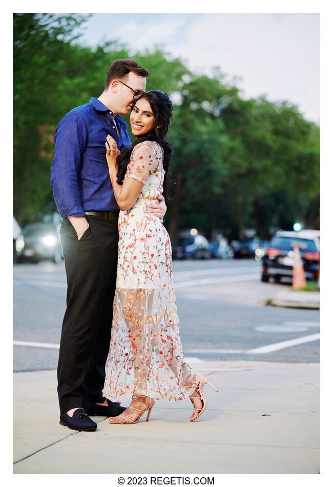 Plamen and Stephanie Engagement Session at the Library of Congress in Washington DC