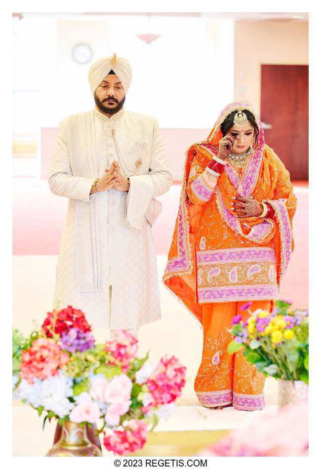 Reetu and Bikram’s intimate Sikh Wedding in Fairfax, Virginia