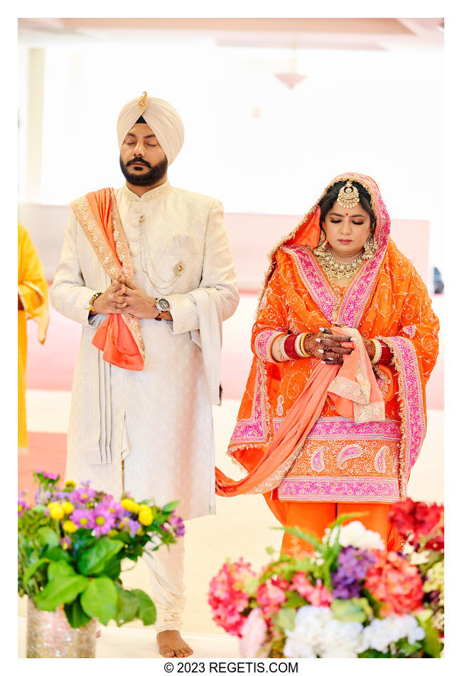 Reetu and Bikram’s intimate Sikh Wedding in Fairfax, Virginia