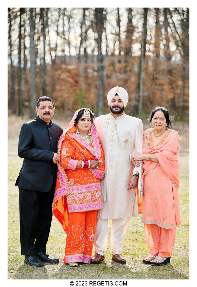 Reetu and Bikram’s intimate Sikh Wedding in Fairfax, Virginia