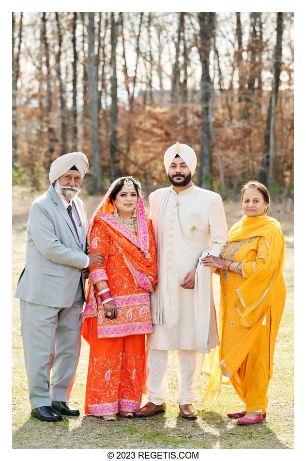 Reetu and Bikram’s intimate Sikh Wedding in Fairfax, Virginia