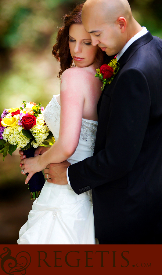 Wedding at Old Hickory Golf Club and Trash the Dress in the Water and our Golden Retriever