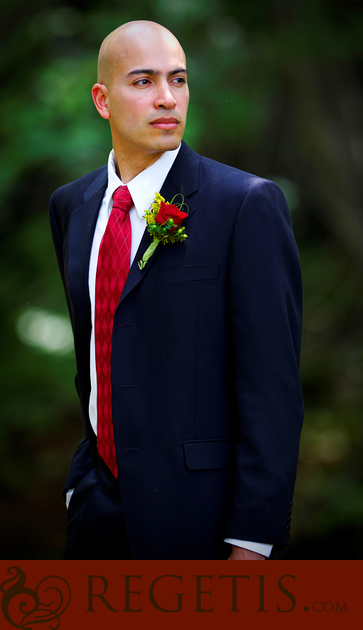 Wedding at Old Hickory Golf Club and Trash the Dress in the Water and our Golden Retriever