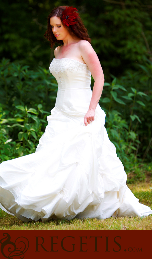 Wedding at Old Hickory Golf Club and Trash the Dress in the Water and our Golden Retriever