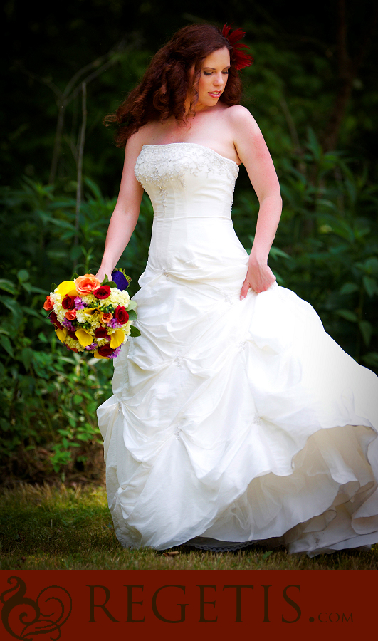 Wedding at Old Hickory Golf Club and Trash the Dress in the Water and our Golden Retriever