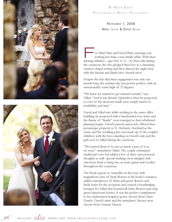 Published in The Engaged Magazine