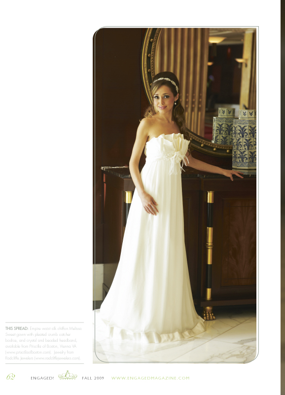 Editorial Fashion Shoot Spreads for Engaged Magazine at Gaylord Resort, Maryland