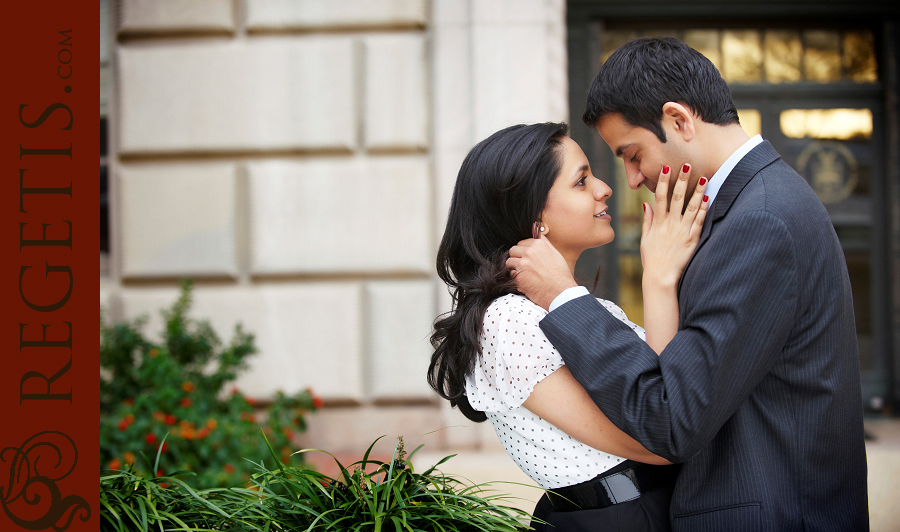 Smitha and Nikul's Engagement Pictures in Washington DC by The Monuments