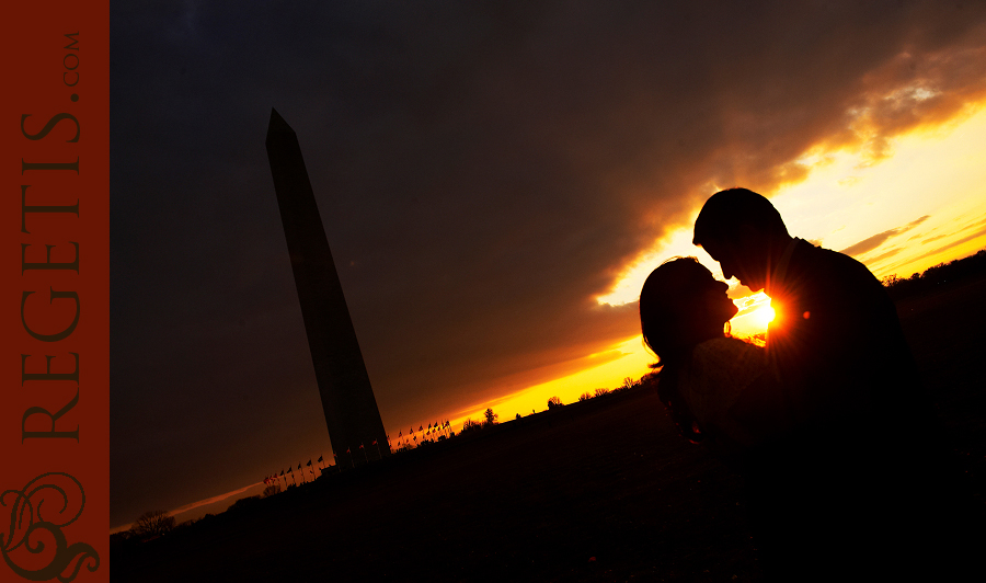 Smitha and Nikul's Engagement Pictures in Washington DC by The Monuments