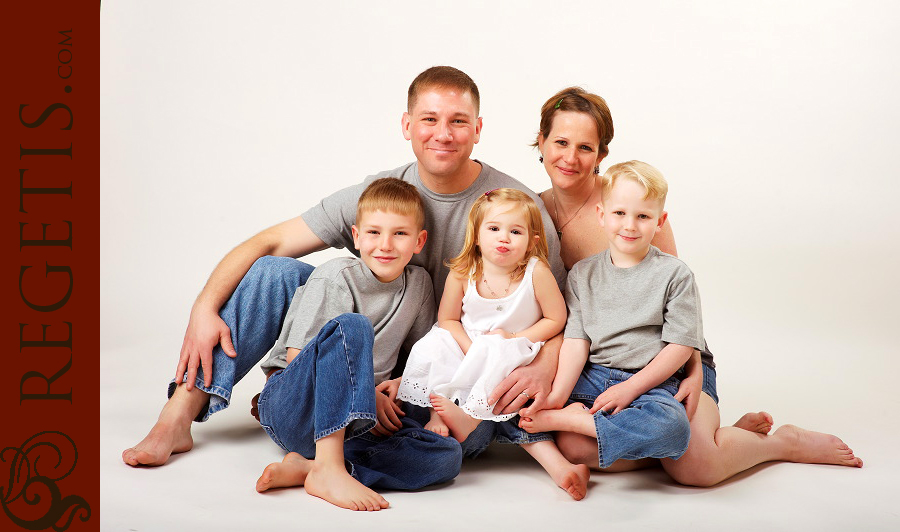 Dr. Jakkum and Family Portraits in Warrenton, Virginia at Regeti's Photography Studio - 92 Mainstreet Warrenton, VA 20186