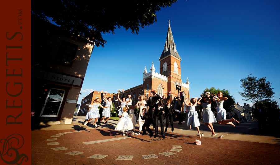 Wedding Reception at George Washington Hotel in Winchester, Virginia