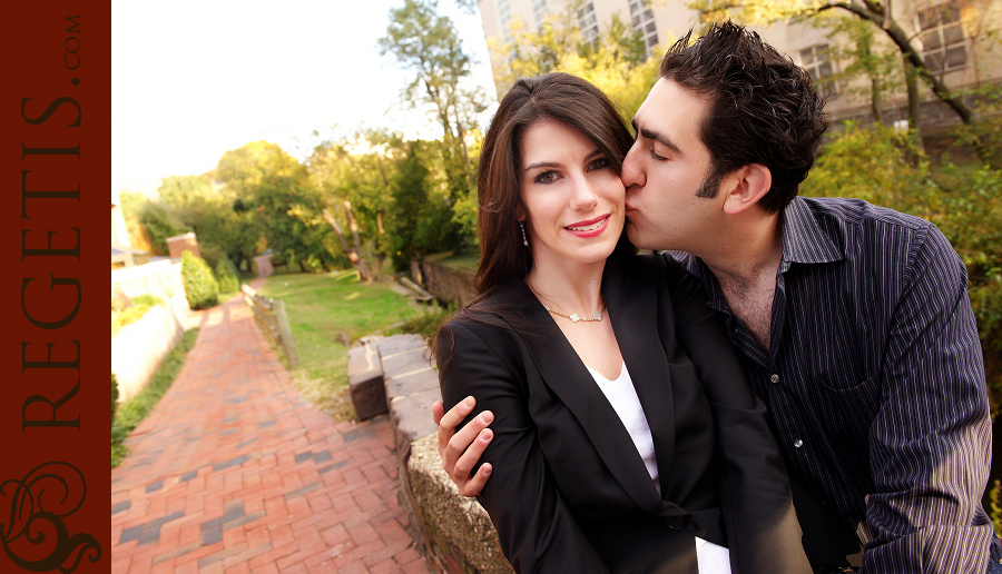 Jennifer and Jared in Georgetown, Washington DC