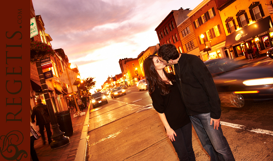 Jennifer and Jared in Georgetown, Washington DC