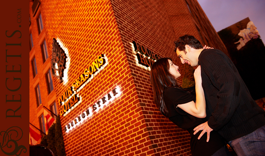 Jennifer and Jared in Georgetown, Washington DC