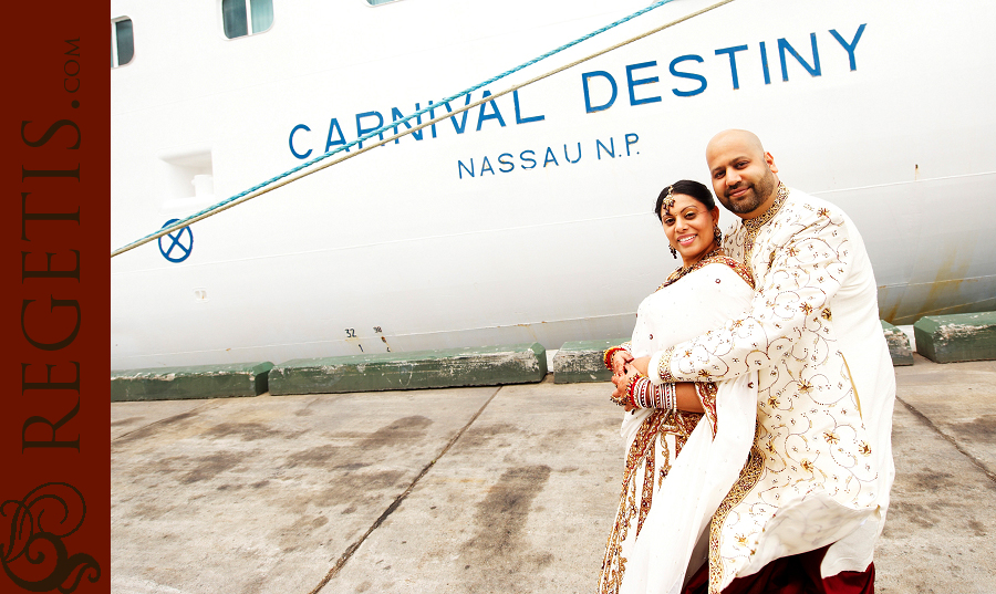 Anand and Sapna's Wedding on Carnival Cruises, Destiny to Florida Key West and Balahamas