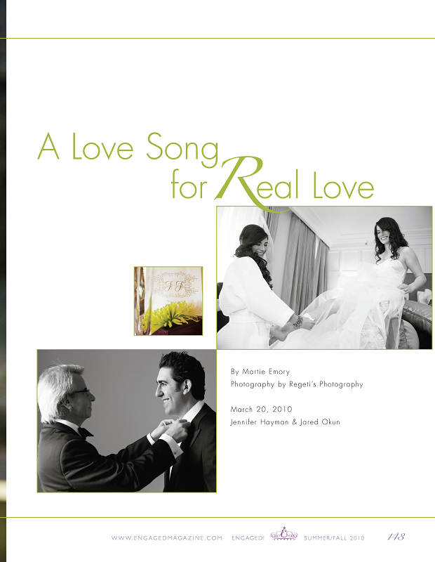 Regeti's Wedding Published in the Engaged Magazine