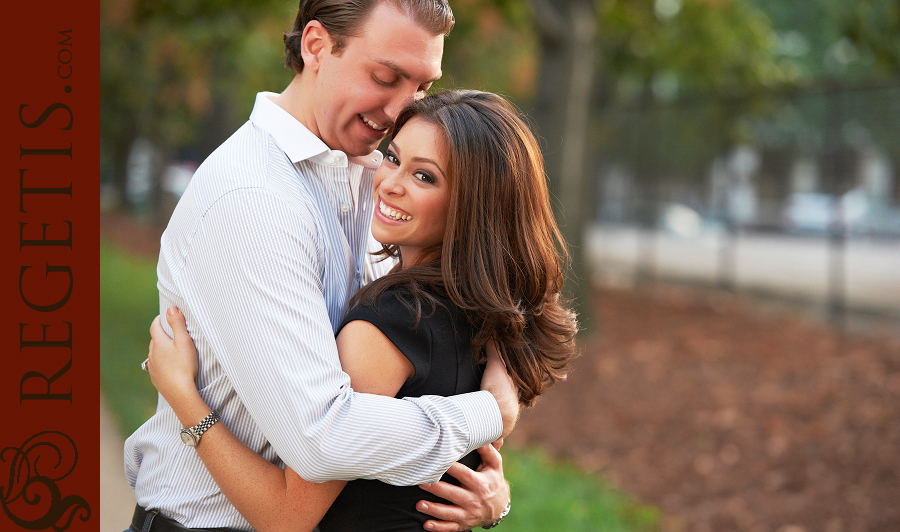 Engagement Photographs of Ashli and Matt in Washington DC by the Union Station and Capital building