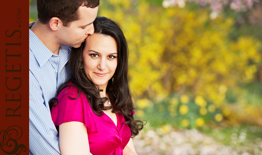 Sara and Kevin's Engagement Photographs in Washington DC, Cherry Blossoms