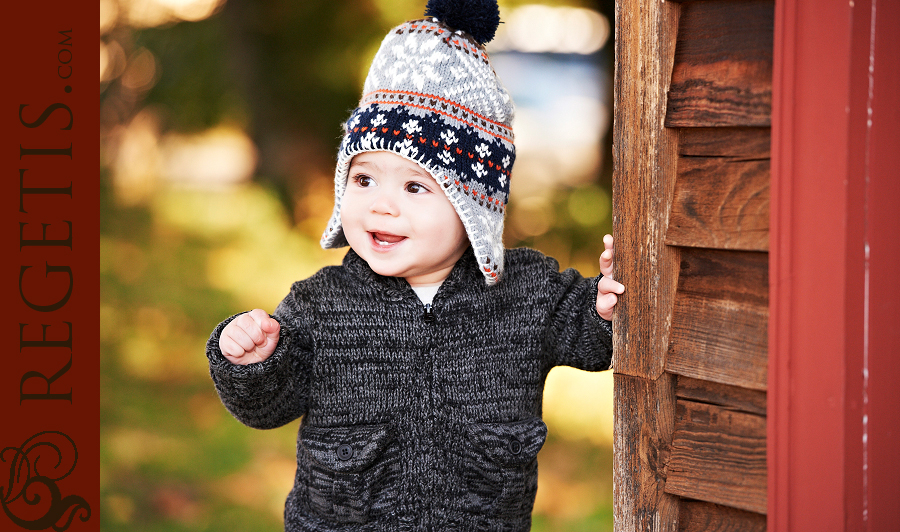 Baby Portraits in Warrenton, Fall Colors