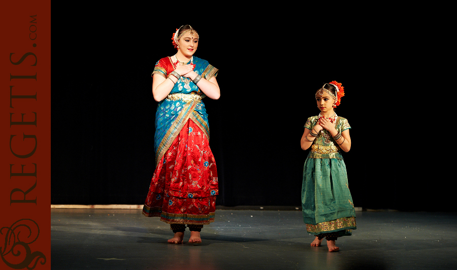 Brittney and Bhavika's Classical Dance Kuchipudi Performance for the first time