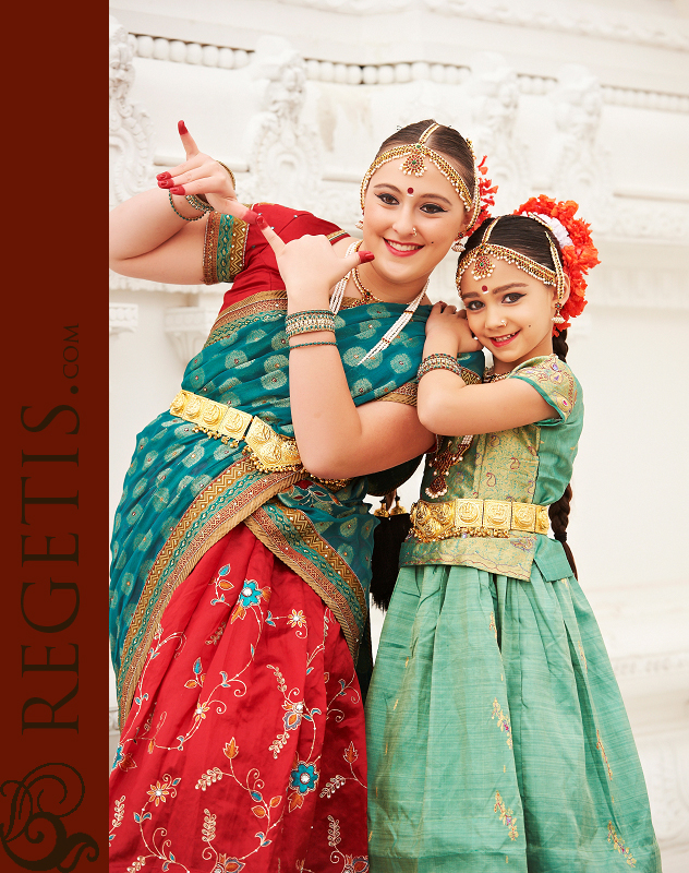 Brittney and Bhavika's Classical Dance Kuchipudi Performance for the first time