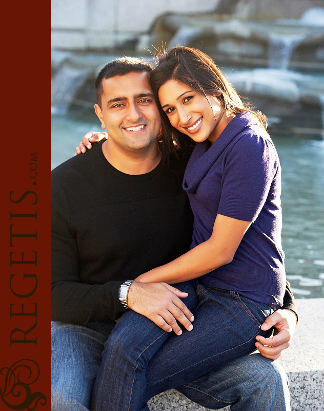 Dipali and Rohit's Engagement Session in Washington, DC