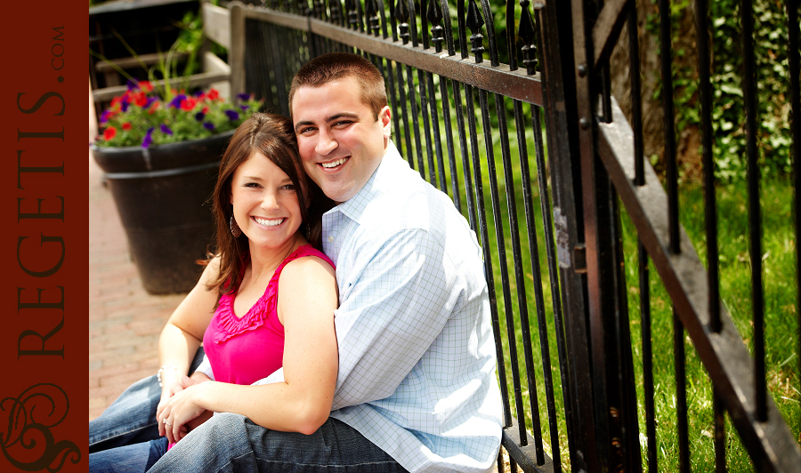 Linsey and Sean's Engagement Portraits in Middleburg, Virginia