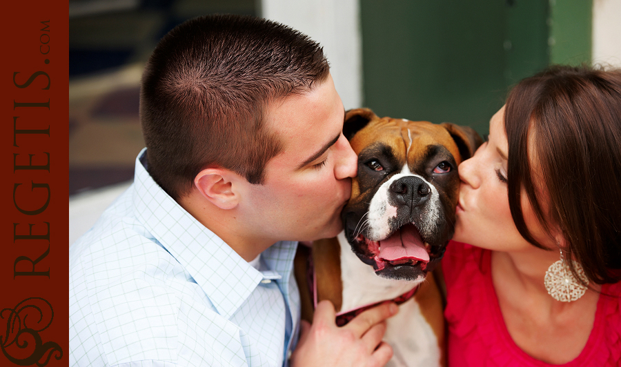 Linsey and Sean's Engagement Portraits in Middleburg, Virginia