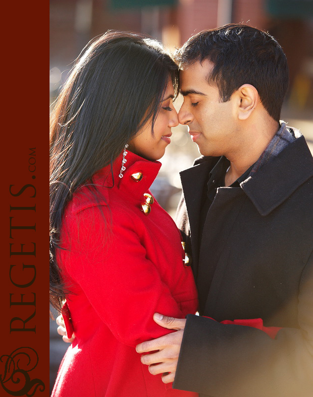 Engagement Photos of Vidya and Rakesh in Georgetown, Washington DC