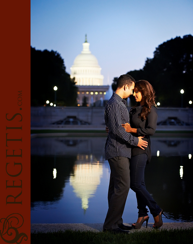 Anu and Anthony's Bollywood Engagement Session in Washington DC by Union Station