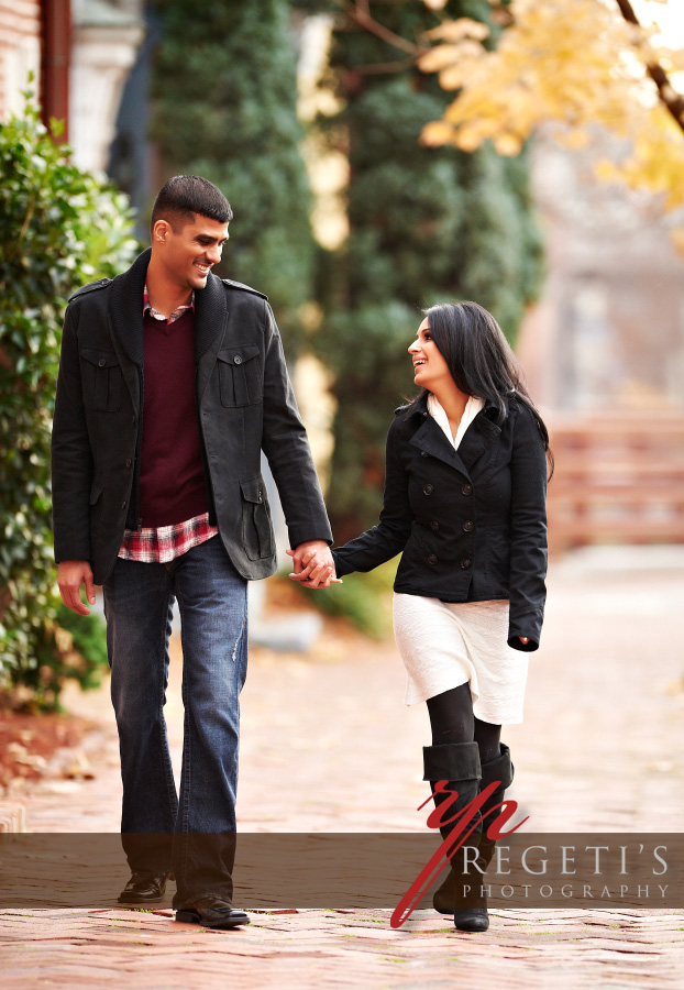 Alisha and Saqeb Engagement Session in Georgetown, Washington DC