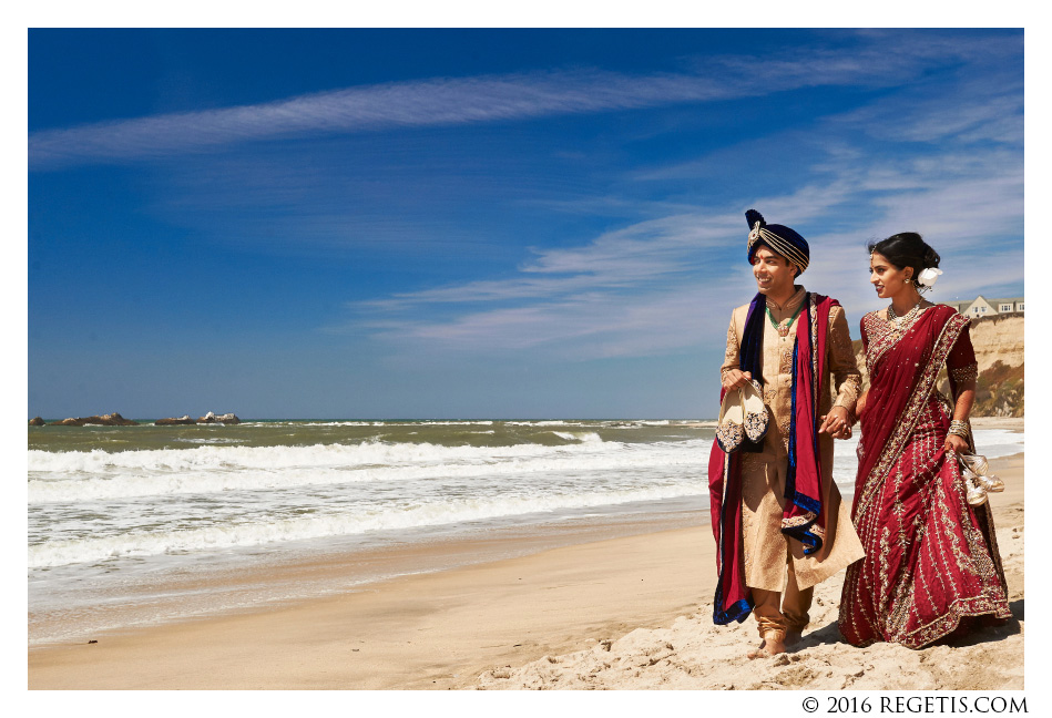 Kavita,Amit, South Asian Wedding, Halfmoon Bay, California