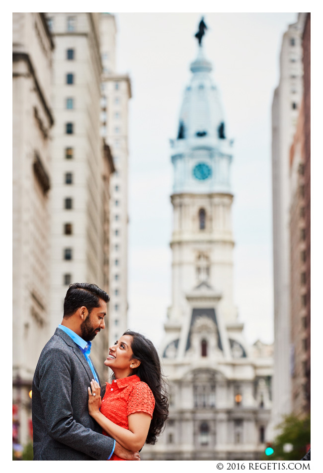 Rani, Veeraj, Engagement-Photos, Phildelphia, Pennsylvania, City-Hall, Washington-Square